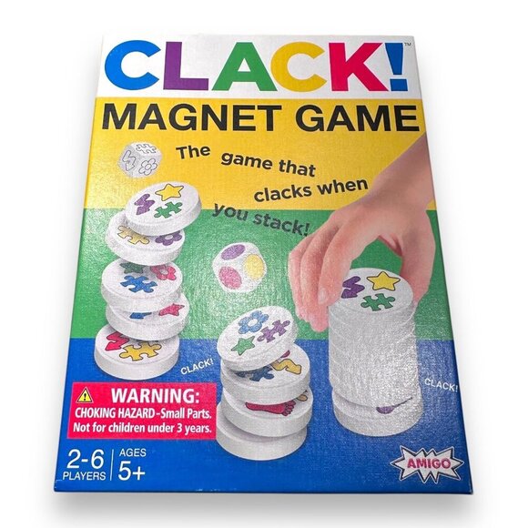 Clack! Magnetic Stacking Game For Kids and Families Ages 5+ - Picture 7 of 16